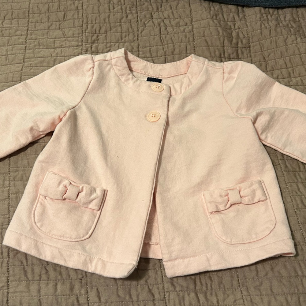 GAP Baby- Pink Soft Knit Cardigan Style
